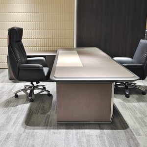 Muebles de oficina ejecutivos de lujo modernos, escritorio Boss CEO, ergonómico, duradero, de madera, resistente al agua, respetuoso con el medio ambiente, montaje en casa, Villa - Product Image 5