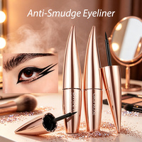 GIGI ROSE GE07 Eyeliner liquide professionnel noir mat, résistant à l'eau, lisse, séchage rapide, longue durée, cosmétiques pour femmes