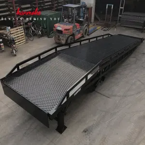 12 Ton Hydraulic Truck Unloading Ramps And Loading Ramp With Mobile Yard Ramp