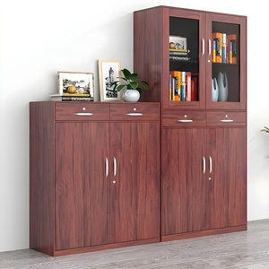 Nội thất văn phòng công suất lớn màu đỏ Ngăn Kéo văn phòng hiện đại Tủ hồ sơ kính miễn phí đứng Tủ Trưng Bày Tủ lưu trữ - Product Image 1