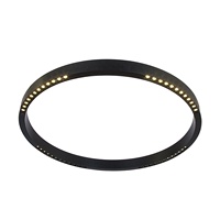 Nouveau design 2026 : Suspension LED circulaire linéaire de 800 mm avec anneau et module spot à faible UGR, contrôlable par DALI