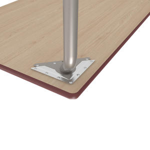 Nouveau Style mobilier scolaire étudiant Double bureau salle <span class=keywords><strong>de</strong></span> classe apprentissage enseignant bureau <span class=keywords><strong>maternelle</strong></span> salle <span class=keywords><strong>de</strong></span> classe étude peinture Table - Product Image 6