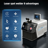Mesin Las Laser Mikro Benchtop 150W Terbaru dengan CCD HD untuk Perbaikan Perhiasan, Kacamata, dan Jam Tangan