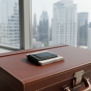 Boshiho - Clip para Billetes de Cuero Vacuno Hecho a Mano Estilo Vintage, Tarjetero, Organizador de Dinero en Efectivo - Product Image 5