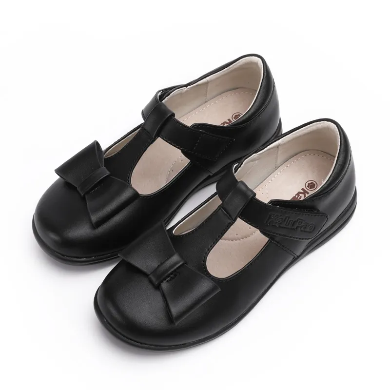 Kalupao Customized Back To Black School Shoes For Girls In Bulk