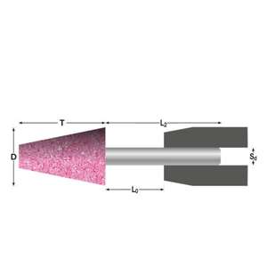 ABRA BETA - AB000901015 Ruedas en forma de cono truncado para acero (paquete múltiple)-EAN 8020935800676 ABRASIVES - Product Image 1