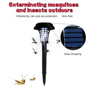 Lumière solaire de pelouse de LED de rendement élevé avec la lampe décorative puissante lampe solaire de massacre de moustique d'IP65 pour les espaces extérieurs de jardin - Product Image 2