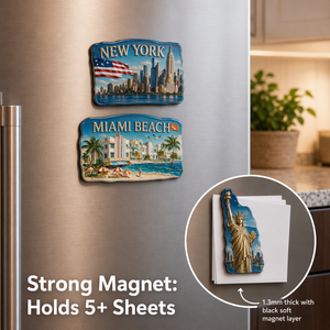 Imán <span class=keywords><strong>de</strong></span> Refrigerador <span class=keywords><strong>de</strong></span> Aluminio <span class=keywords><strong>de</strong></span> 1.3mm con Relieve 3D Personalizado, Duradero, con <span class=keywords><strong>la</strong></span> <span class=keywords><strong>Estatua</strong></span> <span class=keywords><strong>de</strong></span> <span class=keywords><strong>la</strong></span> <span class=keywords><strong>Libertad</strong></span> <span class=keywords><strong>de</strong></span> <span class=keywords><strong>Nueva</strong></span> <span class=keywords><strong>York</strong></span>, Recuerdo <span class=keywords><strong>de</strong></span> Miami Beach, Regalo Promocional - Product Image 4