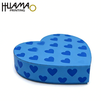 Boîte cadeau en papier en forme de cœur avec logo personnalisé pour anniversaire et Saint-Valentin, emballage de luxe pour parfum, rouge à lèvres, cosmétiques