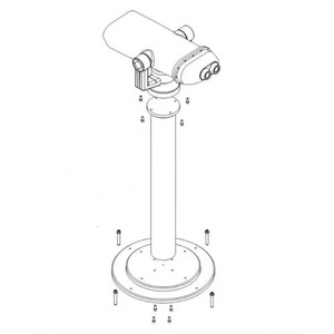 Muestra Gratuita para Uso Comercial, Binoculares de 25x100 que Funcionan con Monedas, Binoculares de Observación, Binoculares de Largo Alcance para Turismo - Product Image 6