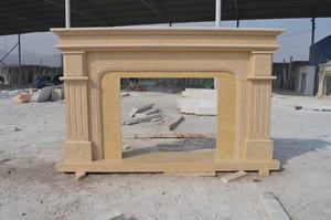 <span class=keywords><strong>Chimenea</strong></span> de Mármol Arabescato Italiano Tallada <span class=keywords><strong>a</strong></span> <span class=keywords><strong>Mano</strong></span>, Diseño Clásico Moderno para Decoración de Interiores del Hogar - Product Image 3