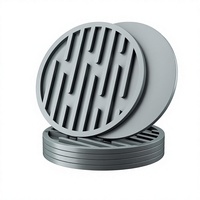 Dessous de verre en caoutchouc PVC avec logo personnalisable Tapis de dessous de verre en silicone personnalisés pour café boissons Cadeau Accessoires de verres personnalisés