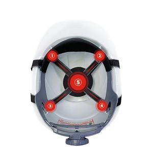 رجل عصري عامل ABS قبعة صلبة شعار مخصص البناء الهندسة البيضاء من المورد الصيني - Product Image 6