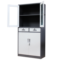 Armoire de classement ignifuge moderne avec tiroirs verrouillables, grandes armoires de classement pour l'école, la maison et le bureau
