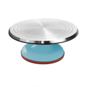 12 Inch Aluminium Alloy Revolving Cake Rotating Stand all aluminum alloy cake turntable for Cake Decorating