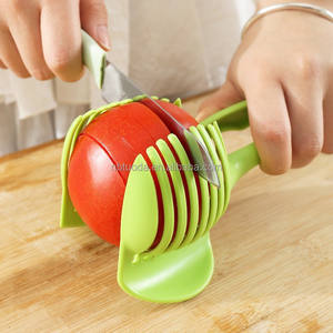 Cortador de Alimentos Multifuncional Portátil, Cortador de Tomate, Cortador de Limão, Suporte para Frutas e Vegetais, Utensílio para Cortar Alimentos - Product Image 1
