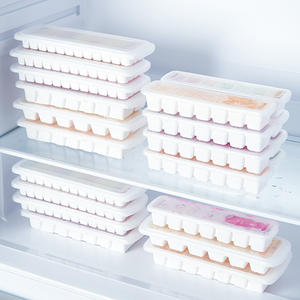 Moule à crème glacée en silicone de qualité alimentaire personnalisé, pliable, <span class=keywords><strong>pour</strong></span> glaçons en forme de pastilles avec couvercle, moule à glaçons en silicone <span class=keywords><strong>pour</strong></span> congélateur - Product Image 6