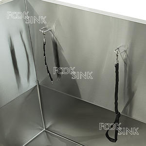 حوض استحمام مخصص بتصميم جديد ، حوض استحمام للكلاب ، حوض غسيل للكلاب من الفولاذ المقاوم للصدأ ، أحواض كبيرة للحيوانات الأليفة - Product Image 6