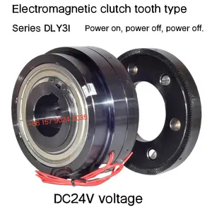 DLY3I Series High Torque Electromagnetic Clutch DC24V Tianjin Jieyuan Manufacturing Spot Can Be Customized Design