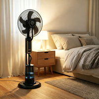 Ventilateur brumisateur sur pied le plus vendu avec télécommande