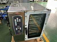 Horno Combinado Eléctrico Profesional para Uso Comercial, Equipo de Cocina para Hoteles y Restaurantes, Horno de 10 Niveles con Puerta de Vidrio