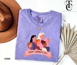 T-shirt Comfort Colors da donna, vestibilità regolare, 100% cotone, stampa feminista, girocollo, manica corta, primavera estate, casual - Product Image 1