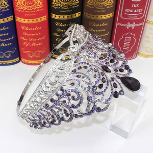 Couronne de mariée en alliage, style <span class=keywords><strong>Miss</strong></span> Monde, pour défilé, mariage, bal de promo et anniversaire, pour mariée et reine, style européen-américain - Product Image 5