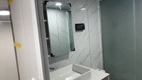 Casa Contenedor de Oficina Modular Portátil Plegable y Expandible de Lujo, 2-3 Dormitorios, Prefabricada, Móvil, de Acero con Panel Sándwich 7