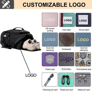 Water Resistant Gym Backpack Shoe Compartment Sports Duffel <b>Bag</b> <b>for</b> <b>Men</b> <b>Travel</b> - Product Image 6