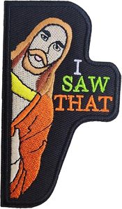 2025 bon est bon brodé j'ai vu que la broderie chrétienne j'aime jésus Patch fer sur des patchs de chapeau drôles amusants - Product Image 5