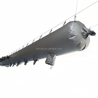 Conduit d'air flexible en tissu contemporain résistant au feu pour usage industriel, hospitalier, scolaire et logistique