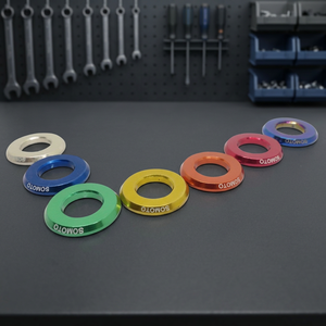 Arandelas de Aluminio 6061 CNC Anodizadas, Arandelas Planas Avellanadas M6 M8 M10, Arandelas Roscadas ISO para Ensamblaje Industrial - Product Image 4