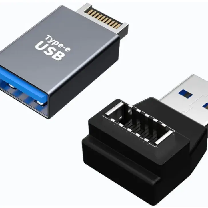 USB 3.1 Front Panel Header USB type e to type c female male Cable adapter