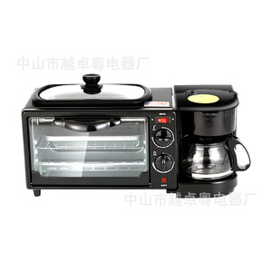 Silver Crest 6 In 1 Breakfast <b>Maker</b> Sc 206 2800w Multifunctional Oven <b>Coffee</b> <b>Maker</b> For Kitchen Use - Product Image 5