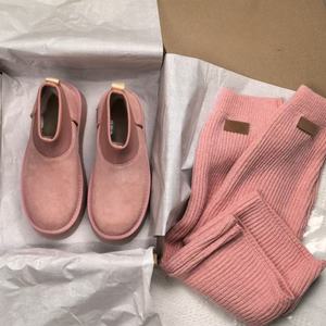 Bottes d'hiver unisexes de haute qualité avec logo de designer personnalisé, faciles à enfiler, confortables, imperméables, antidérapantes, hauteur genou, type Cloud Boots - Product Image 2