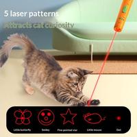 Jouet interactif télescopique pour chat en forme de carotte avec plume et clochette, à infrarouge