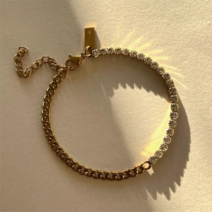 ชุดเครื่องประดับสร้อยคอเทนนิสสแตนเลสแบบขายส่งสำหรับผู้หญิง - Product Image 4