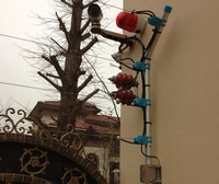 Luz estroboscópica LED de advertencia para cerca eléctrica, sistema de seguridad, alarma, linterna, lámpara