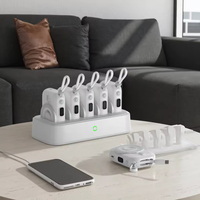 Station de charge magnétique sans fil multi-batteries externes à charge rapide, chargeur portable 10000 mAh 5 en 1, batteries externes pour la maison