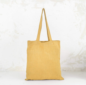 Bolso de hombro de lino liso ecológico con logotipo personalizado bolso de mano de playa de lino natural suave - Product Image 3