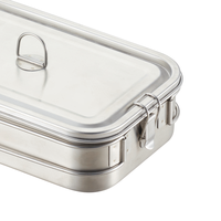 Boîte à lunch en acier inoxydable légère et portable de haute qualité à bas prix avec serrure, ensemble de boîtes à lunch thermiques pour l'escalade