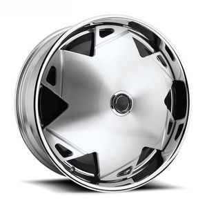 Fabricante de Ruedas Forjadas Personalizadas 6061-T6 de 18-26 Pulgadas con Tapas Flotantes Cromadas para Ford RAM, Venta al por Mayor a Granel con Etiqueta Privada OEM - Product Image 1