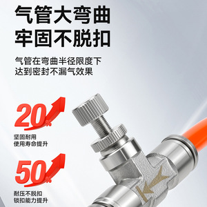 Conector Neumático de Acero Inoxidable 304 Sayu, Válvula de Conexión Rápida para Cilindro, Control de Velocidad, Regulación de Flujo, Válvula de Estrangulación - Product Image 4