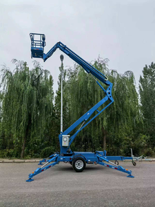 Aanhangwagen Gemonteerde Giek <span class=keywords><strong>Lift</strong></span> Sleepbaar Schaarlift Oplegger Gemonteerde Hoogwerker - Product Image 4