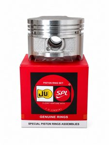 Kit de piston Honda CBZ, diamètre 63,50 mm, segments OEM, surdimensionnement 1,00, surface lisse, pour moteur de moto - Product Image 4