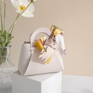 European Style Leather Fashion Western Pu Leather Small Portable Candy <b>Gift</b> Small <b>Basket</b> Jewelry Packaging - Product Image 5