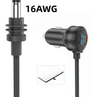 Câble d'alimentation CC de qualité supérieure pour allume-cigare en cuivre étamé isolé PVC, charge rapide pour Starlink Mini