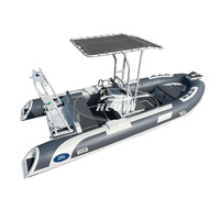Hedia Offre Spéciale 16ft 4.8m bateau côtelé gonflable rigide de luxe 480 V profond Hypalon de pêche avec ce