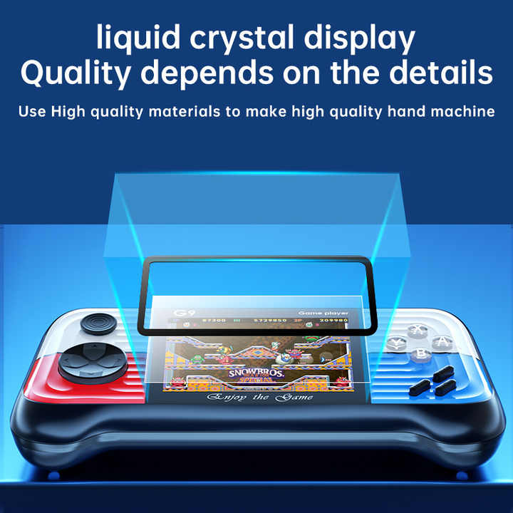 New Portable Handheld Game Console Built-In 666-in-1 3.0 Inch HD