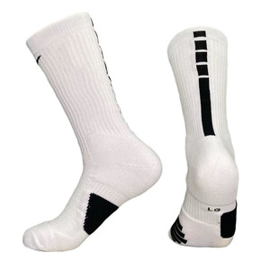 Cross-border 19bna Unbranded Long Embroidered American-style Basketball Socks Terry-lined Thickened Trendy Casual Sports ODM - Product Image 2